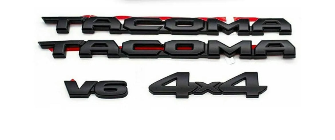 Black Emblem Overlays (2016-2023 Tacoma)